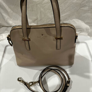 Kate Spade Handbag /crossbody Beige Leather